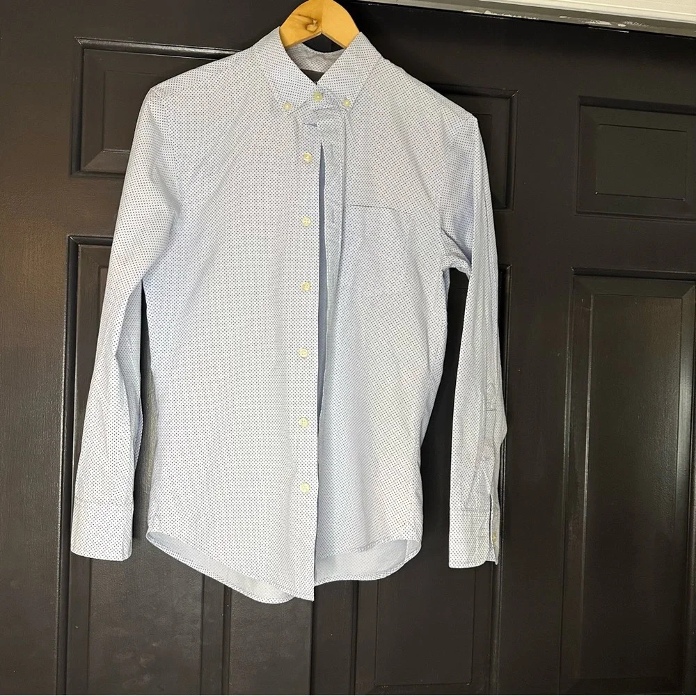 Bonobos Mens Dress Shirt Button Up Light Blue Small(A1